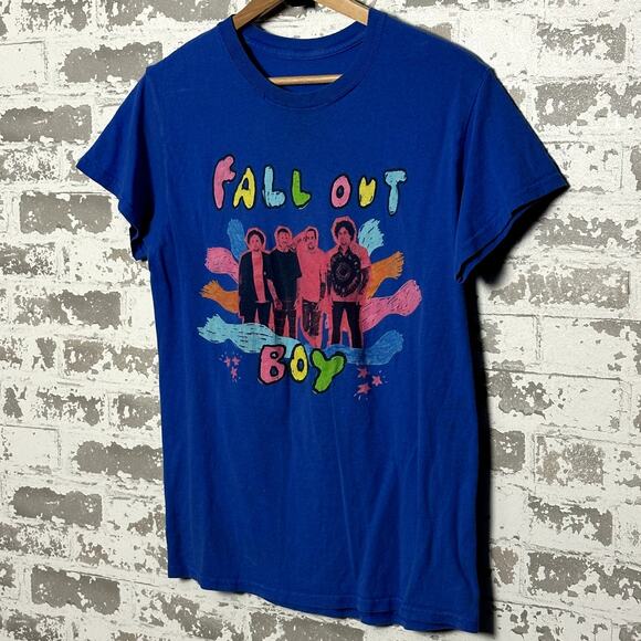 Fall Out Boy Hella Mega Tour Shirt Size Small Pop Punk Emo Y2K - Picture 3 of 6